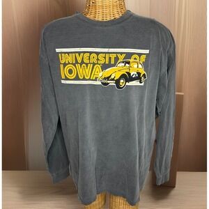 University Of Iowa Hawkeyes Men's L/S Shirt Brand: Blue 84, Sz L